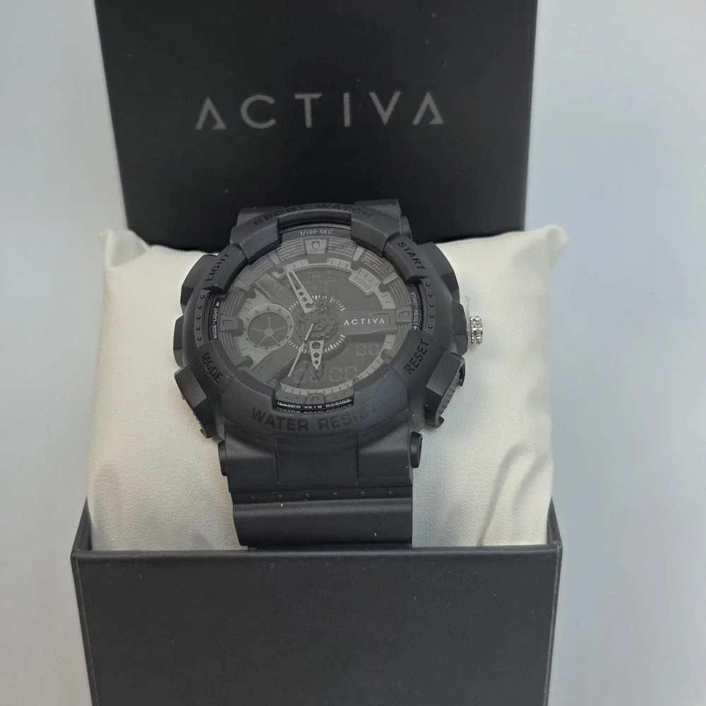 NEW Activa Pixel X Invicta Digital Unisex Watch - 50mm, Black (ACW499-013) #1093